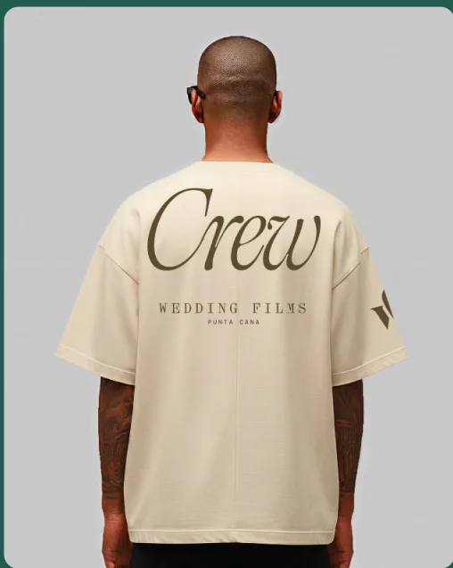 Playera Crew de Wedding Films Punta Cana